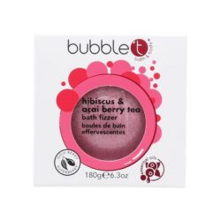 Bubble T Hibiscus & Acai Berry Tea Bath Fizzer 180g