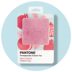 Bubble T Pantone Pomegranate & Green Tea Bath Fizzer 150g