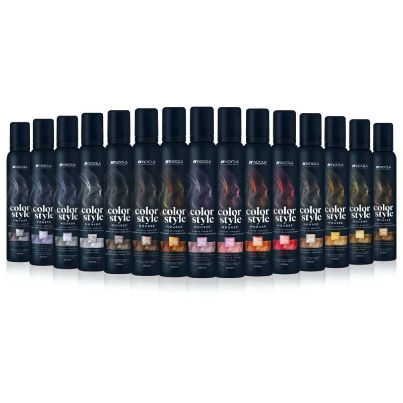 Temporary Color Mousse Indola Color Style Mousse Temporary Colour 200ml - Beauty Kick