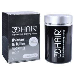 3D Hair Natural Hair Building Fibres For Thinning Hair Black 8g