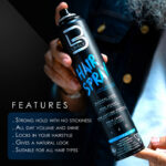 L3VEL3 Strong Hold Hair Spray 13.5oz - Image 2