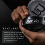 L3VEL3 Spider Wax Fiber Texture Wax 150ml - Image 2