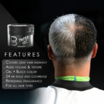 L3VEL3 Tinted Hair Gel - Black 250ml - Image 2